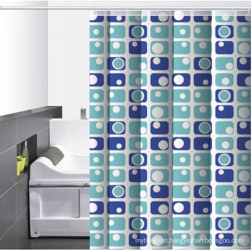 Waterproof Bathroom printed Shower Curtain for Shower Stall